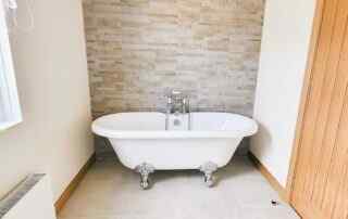 Master Bathroom of plot 11 at Crowsheath Estate a Luxury park home development located in Downham, Essex