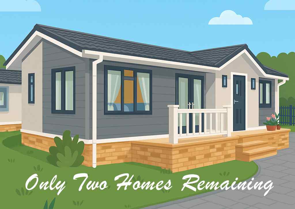 Gated Park Home Community for Over 50s in Downham – Just 2 Homes Left